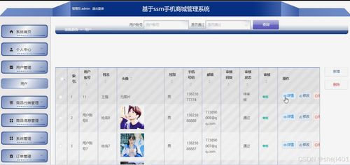 基于SSM与Vue.js的智能手机商城管理系统设计与实现