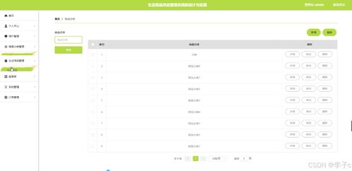 SpringBoot + Vue 生活用品供应管理系统的设计与实现